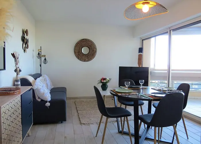 Coup De Coeur Pour Ce Cosy T2 Avec Vue Imprenable Sur La - 4gsud101 * Canet-en-Roussillon
